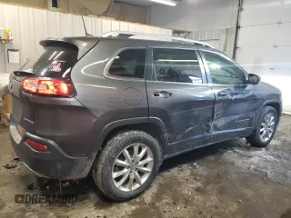 2016 Jeep Cherokee Limited with VIN 1C4PJMDS5GW203634, listed as a Copart auction lot 42086905 with 104,307 mi miles and Salvage Title. Bid and sale history available at DreamBid. Image 3.