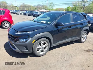 2023 Hyundai Kona SEL with VIN KM8K6CAB3PU012120, listed as a IAAI auction lot 42134639 with 15,057 mi miles and . Bid and sale history available at DreamBid. Image 2.