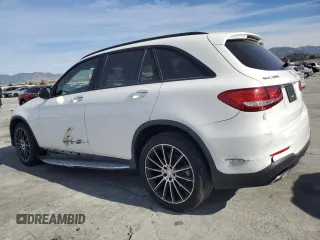 2016 Mercedes-Benz GLC with VIN WDC0G4JB2GF041749, listed as a Copart auction lot 46801815 with 104,847 mi miles and Salvage Title. Bid and sale history available at carsss.com. Image 2.