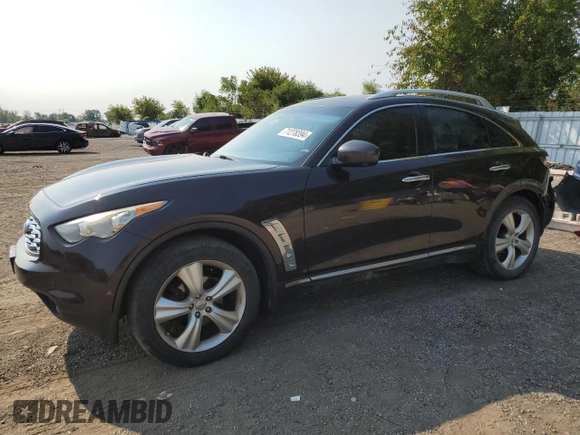 2011 Infiniti FX35 with VIN JN8AS1MW6BM733043, listed as a Copart auction lot 71278394 with 234,964 mi miles and Salvage Title. Bid and sale history available at carsss.com. Image 1.