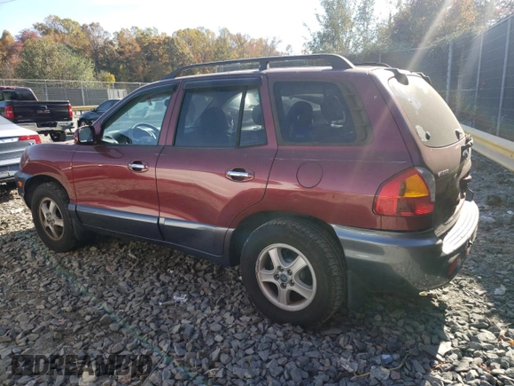 2003 Hyundai Santa Fe GLS with VIN KM8SC13E93U493697, listed as a Copart auction lot 78350284 with 82,871 mi miles and Salvage Title. Bid and sale history available at carsss.com. Image 2.