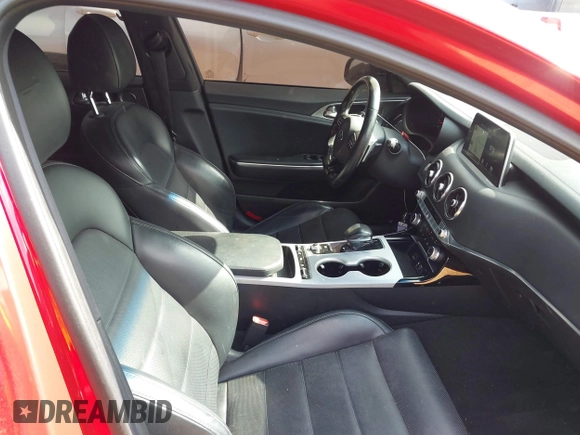 2018 Kia Stinger GT2 with VIN KNAE55LC9J6016042, listed as a IAAI auction lot 41949331 with 69,558 mi miles. Bid and sale history available at carsss.com. Image 5.