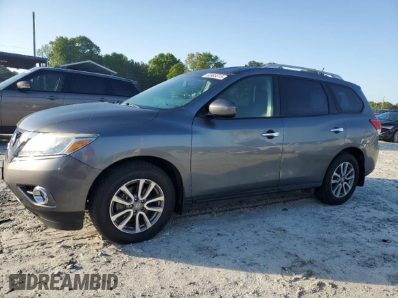 2015 Nissan Pathfinder SV with VIN 5N1AR2MM5FC684212, listed as a Copart auction lot 52989315 with 157,545 mi miles and Clean title. Bid and sale history available at DreamBid. Image 1.