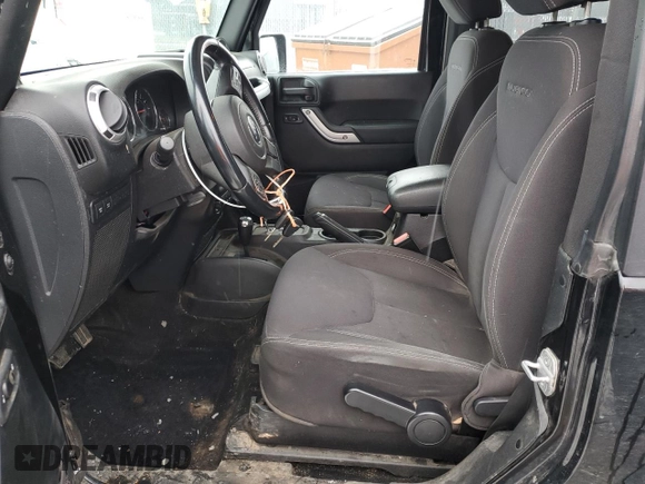 2013 Jeep Wrangler Rubicon 10th Anniversary with VIN 1C4BJWCG6DL507667, listed as a Copart auction lot 84139134 with 264,970 mi miles and Salvage Title. Bid and sale history available at DreamBid. Image 7.