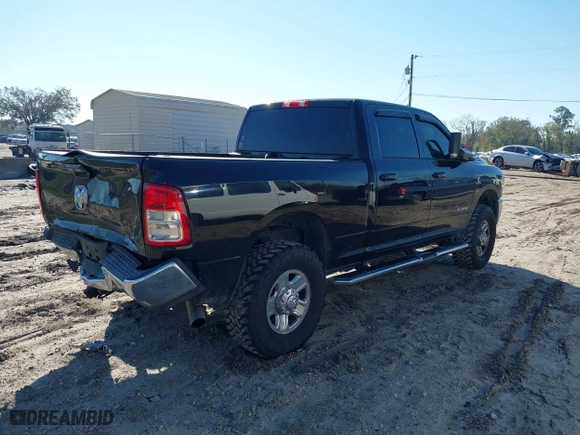 2020 Ram 2500 Big Horn with VIN 3C6UR5DL3LG159756, listed as a IAAI auction lot 41672866 with 89,417 mi miles. Bid and sale history available at carsss.com. Image 4.