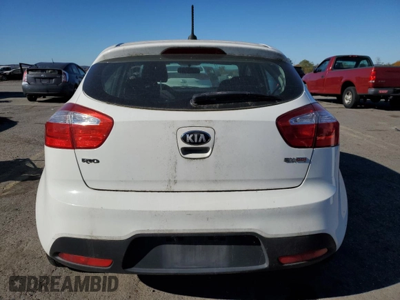 2014 Kia Rio EX with VIN KNADN5A38E6375578, listed as a Copart auction lot 76340414 with 121,219 mi miles and Clean Title. Bid and sale history available at carsss.com. Image 6.