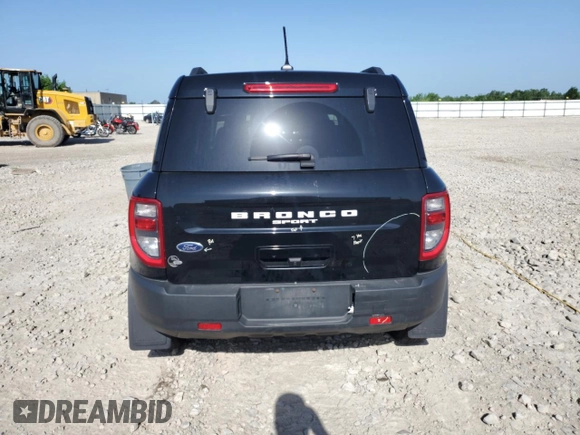 2021 Ford Bronco Sport Big Bend with VIN 3FMCR9B60MRA57387, listed as a Copart auction lot 60787565 with 106,927 mi miles and Salvage title. Bid and sale history available at DreamBid. Image 6.