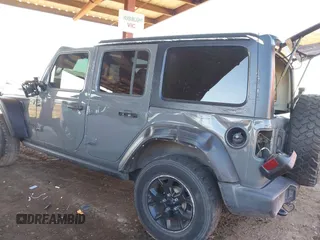 2021 Jeep Wrangler Unlimited Sport S with VIN 1C4HJXDG5MW695014, listed as a IAAI auction lot 41692838 with 66,247 mi miles and . Bid and sale history available at DreamBid. Image 6.