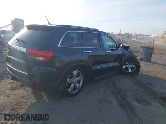 2013 Jeep Grand Cherokee Overland with VIN 1C4RJFCG7DC655471, listed as a IAAI auction lot 41241003 with 78,287 mi miles. Bid and sale history available at carsss.com. Image 4.