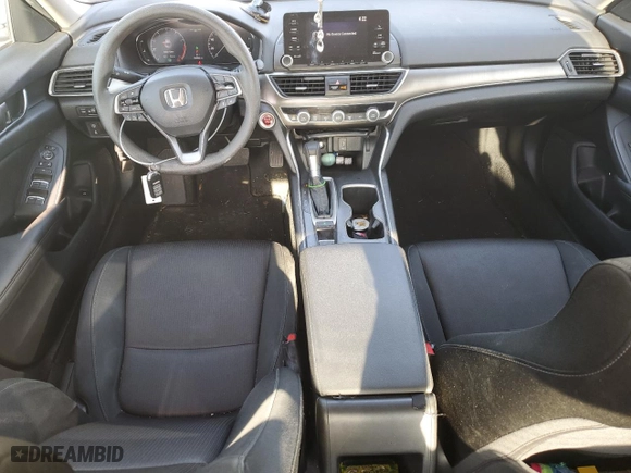 2019 Honda Accord Sedan LX 1.5T with VIN 1HGCV1F10KA083528, listed as a Copart auction lot 47186765 with 164,966 mi miles and Salvage Title. Bid and sale history available at carsss.com. Image 8.