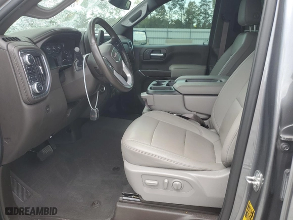 2021 GMC Sierra 1500 SLT with VIN 3GTU9DETXMG462617, listed as a Copart auction lot 73924484 with 42,740 mi miles and Non Repairable. Bid and sale history available at carsss.com. Image 7.
