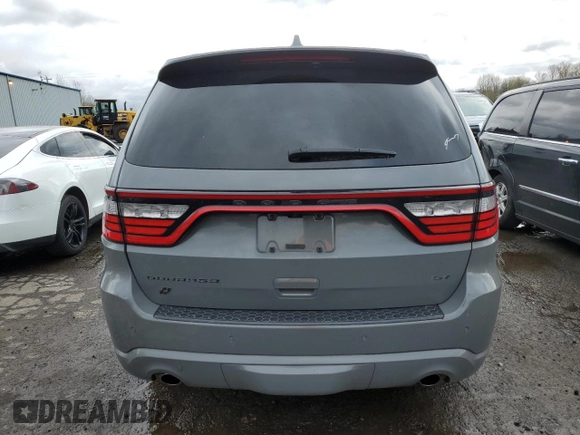 2021 Dodge Durango GT with VIN 1C4RDJDG0MC805865, listed as a Copart auction lot 51013505 with 41,280 mi miles and Salvage title. Bid and sale history available at DreamBid. Image 6.