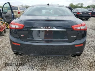 2016 Maserati Ghibli S Q4 with VIN ZAM57RTA4G1185177, listed as a Copart auction lot 55495705 with 51,486 mi miles and Salvage Title. Bid and sale history available at carsss.com. Image 6.