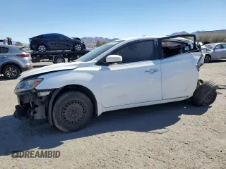 2019 Nissan Sentra S with VIN 3N1AB7AP2KY390081, listed as a Copart auction lot 47303135 with 124,376 mi miles and Salvage Title. Bid and sale history available at carsss.com. Image 1.