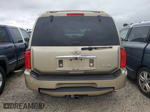 2005 Infiniti QX56 with VIN 5N3AA08C65N809550, listed as a Copart auction lot 74873484 with 224,862 mi miles and Salvage Title. Bid and sale history available at carsss.com. Image 6.