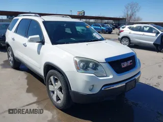 2011 GMC Acadia SLT1 with VIN 1GKKRRED3BJ204582, listed as a IAAI auction lot 41699527 with 89,651 mi miles. Bid and sale history available at carsss.com. Image 1.