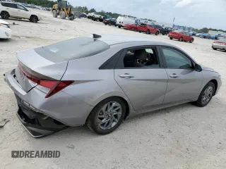 2024 Hyundai Elantra SEL with VIN KMHLM4DG6RU751864, listed as a Copart auction lot 52266245 with 4,309 mi miles and Non Repairable. Bid and sale history available at carsss.com. Image 3.