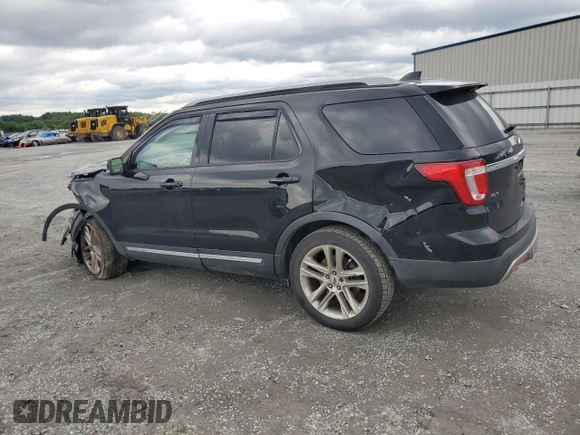 2017 Ford Explorer XLT with VIN 1FM5K8D81HGD00692, listed as a Copart auction lot 58117395 with 133,267 mi miles and Salvage title. Bid and sale history available at DreamBid. Image 2.