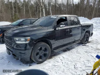 2019 Ram 1500 Sport with VIN 1C6SRFLT4KN767466, listed as a Copart auction lot 45521075 with 123,186 mi miles and Clean Title. Bid and sale history available at carsss.com. Image 1.