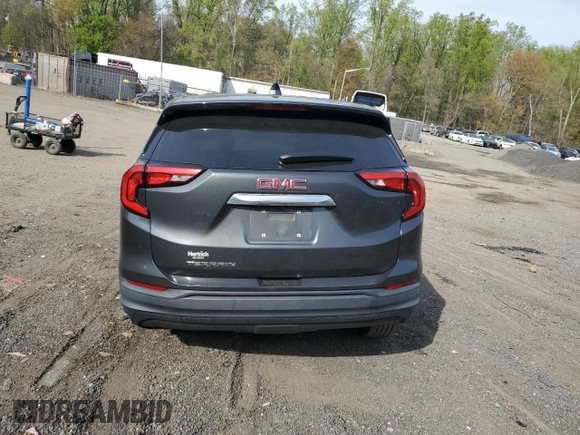 2018 GMC Terrain SLE with VIN 3GKALMEV9JL179204, listed as a Copart auction lot 52967215 with 177,963 mi miles and Salvage Title. Bid and sale history available at carsss.com. Image 6.