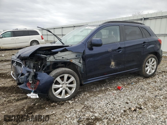 2012 Mitsubishi Outlander Sport SE with VIN JA4AR4AU0CZ001081, listed as a Copart auction lot 49770245 with 148,646 mi miles and Salvage Title. Bid and sale history available at carsss.com. Image 1.