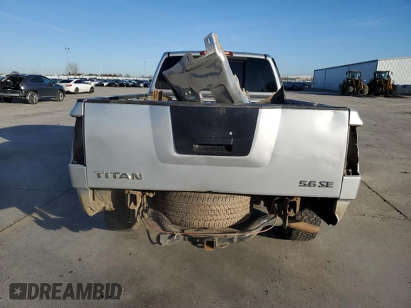 2008 Nissan Titan XE с VIN 1N6AA07F28N312585, выставлен на аукционе Copart как лот 44500475 с пробегом 260 239 миль миль и Списание • Salvage title. История ставок и продаж доступна на DreamBid. Изображение 6.