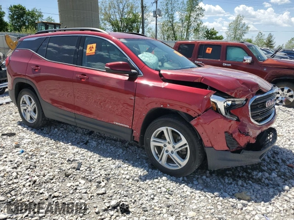 2019 GMC Terrain SLE z VIN 3GKALTEX3KL130383, wystawiony jako Copart lot #57425985 z przebiegiem Nie podano mil oraz Tytuł czysty. Historia ofert i sprzedaży dostępna na DreamBid. Obrazek 4.