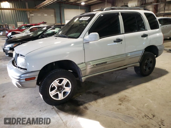 2002 Chevrolet Tracker LT z VIN 2CNBJ634126927635, wystawiony jako Copart lot #78814333 z przebiegiem 224 726 mil mil oraz Szkoda całkowita • Salvage title. Historia ofert i sprzedaży dostępna na DreamBid. Obrazek 1.