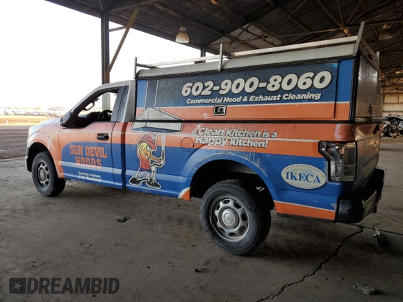 2016 Ford F-150 XL with VIN 1FTMF1CF1GKD65632, listed as a Copart auction lot 83580414 with 146,681 mi miles and Salvage Title. Bid and sale history available at carsss.com. Image 2.