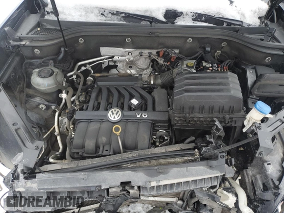 2019 Volkswagen Atlas SEL with VIN 1V2MR2CA2KC606617, listed as a Copart auction lot 47283925 with 128,710 mi miles and Salvage title. Bid and sale history available at DreamBid. Image 11.