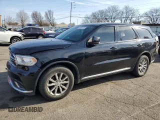 2017 Dodge Durango SXT z VIN 1C4RDHAG7HC838767, wystawiony jako Copart lot #48947415 z przebiegiem 186 707 mil mil oraz Czysty tytuł • Clean title. Historia ofert i sprzedaży dostępna na DreamBid. Obrazek 1.