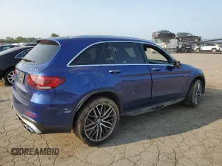 2020 Mercedes-Benz GLC with VIN WDC0G6EB9LF731630, listed as a Copart auction lot 67489814 with 54,574 mi miles and Salvage Title. Bid and sale history available at carsss.com. Image 3.
