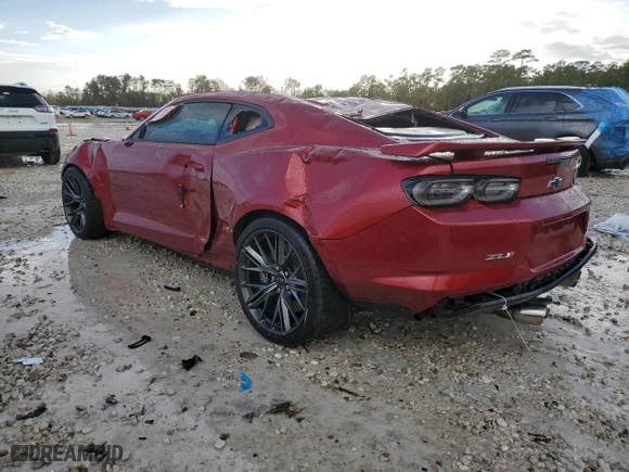 2022 Chevrolet Camaro ZL1 with VIN 1G1FK1R68N0107153, listed as a Copart auction lot 85480774 with 0 mi miles and Salvage Title. Bid and sale history available at carsss.com. Image 2.