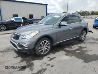 2017 Infiniti QX50 with VIN JN1BJ0RP7HM382864, listed as a Copart auction lot 60082885 with 55,966 mi miles and Salvage title. Bid and sale history available at DreamBid. Image 1.