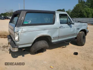 1996 Ford Bronco Custom with VIN 1FMEU15H2TLA98333, listed as a Copart auction lot 67065144 with 347,019 mi miles and Salvage Title. Bid and sale history available at carsss.com. Image 3.