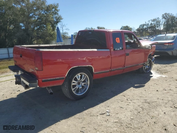 1998 GMC Sierra Classic 1500 with VIN 1GTEK19R5WR501302, listed as a Copart auction lot 89248405 with 169145 miles and Salvage Title. Bid and sale history available at carsss.com. Image 3.