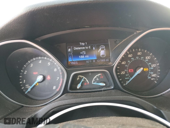 2013 Ford Focus Titanium with VIN 1FADP3J27DL169926, listed as a Copart auction lot 42862955 with 127,908 mi miles and Salvage Title. Bid and sale history available at carsss.com. Image 9.