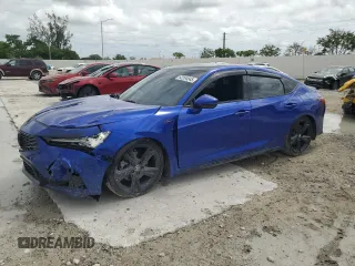 2023 Acura Integra Technology with VIN 19UDE4H61PA008603, listed as a Copart auction lot 63264645 with 24,082 mi miles and Salvage title. Bid and sale history available at DreamBid. Image 1.