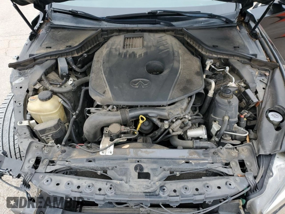 2016 Infiniti Q50 Premium with VIN JN1CV7AP7GM203024, listed as a Copart auction lot 88680715 with 163,922 mi miles and Salvage Title. Bid and sale history available at DreamBid. Image 11.