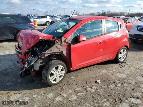 2013 Chevrolet Spark LS with VIN KL8CB6S93DC625009, listed as a Copart auction lot 86718344 with 136,393 mi miles and Salvage Title. Bid and sale history available at carsss.com. Image 1.