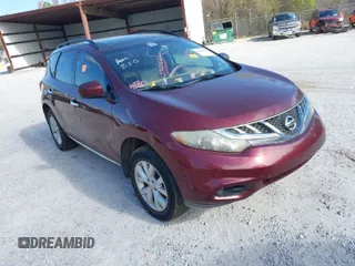 2011 Nissan Murano LE with VIN JN8AZ1MU8BW062134, listed as a IAAI auction lot 41156441 with Not Provided miles and . Bid and sale history available at carsss.com. Image 1.