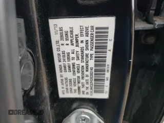 2014 Acura TSX with VIN JH4CU2F42EC003140, listed as a Copart auction lot 50141885 with 158,608 mi miles and Salvage title. Bid and sale history available at DreamBid. Image 13.