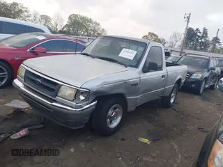 1996 Ford Ranger XL with VIN 1FTCR10A1TTA64228, listed as a IAAI auction lot 41944707 with 218,656 mi miles. Bid and sale history available at carsss.com. Image 17.