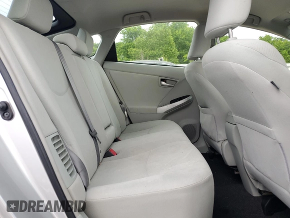 2012 Toyota Prius One z VIN JTDKN3DU4C5466448, wystawiony jako Copart lot #57912065 z przebiegiem 122 825 mil mil oraz Czysty tytuł • Clean title. Historia ofert i sprzedaży dostępna na DreamBid. Obrazek 10.