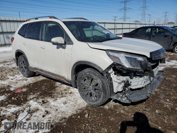 2022 Subaru Forester Special Sports с VIN JF2SKAJC2NH501323, выставлен на аукционе Copart как лот 46139435 с пробегом 26 751 миль миль и Списание • Salvage title. История ставок и продаж доступна на DreamBid. Изображение 4.