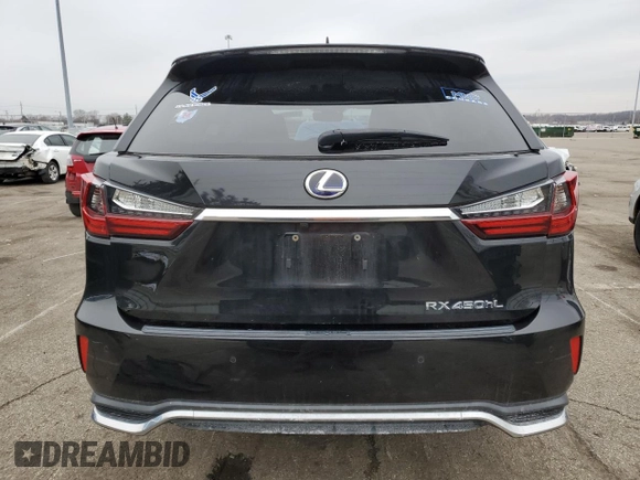 2018 Lexus RX with VIN JTJDGKCA7J2002652, listed as a Copart auction lot 43622615 with 80,374 mi miles and Salvage Title. Bid and sale history available at carsss.com. Image 6.