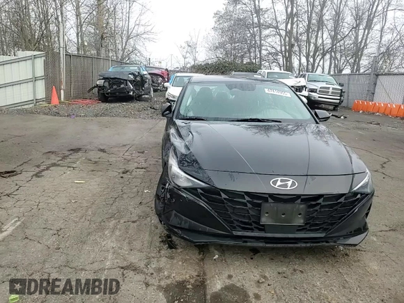 2021 Hyundai Elantra SEL with VIN 5NPLS4AG6MH029439, listed as a Copart auction lot 47414955 with 44,176 mi miles and Salvage Title. Bid and sale history available at carsss.com. Image 11.