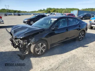 2021 Nissan Sentra SV with VIN 3N1AB8CV0MY327145, listed as a Copart auction lot 51686125 with 16,683 mi miles and Salvage title. Bid and sale history available at DreamBid. Image 1.