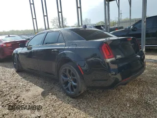 2021 Chrysler 300 with VIN 2C3CCABG8MH523745, listed as a Copart auction lot 74553794 with 105,396 mi miles and Salvage Title. Bid and sale history available at carsss.com. Image 2.