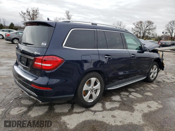2019 Mercedes-Benz GLS with VIN 4JGDF6EE9KB225608, listed as a Copart auction lot 70977092 with 0 mi miles. Bid and sale history available at carsss.com. Image 3.